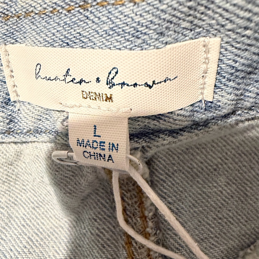 Hunter & Brown Denim Button-Front Women's Skirt - Picture 2 of 6